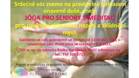 JÓGA PRO SENIORY S MEDITACÍ